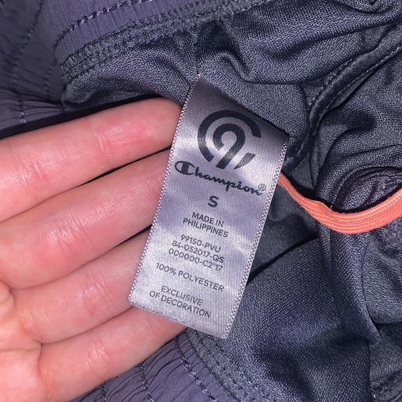grey and orange champion athletic shorts - Picture 4 of 8